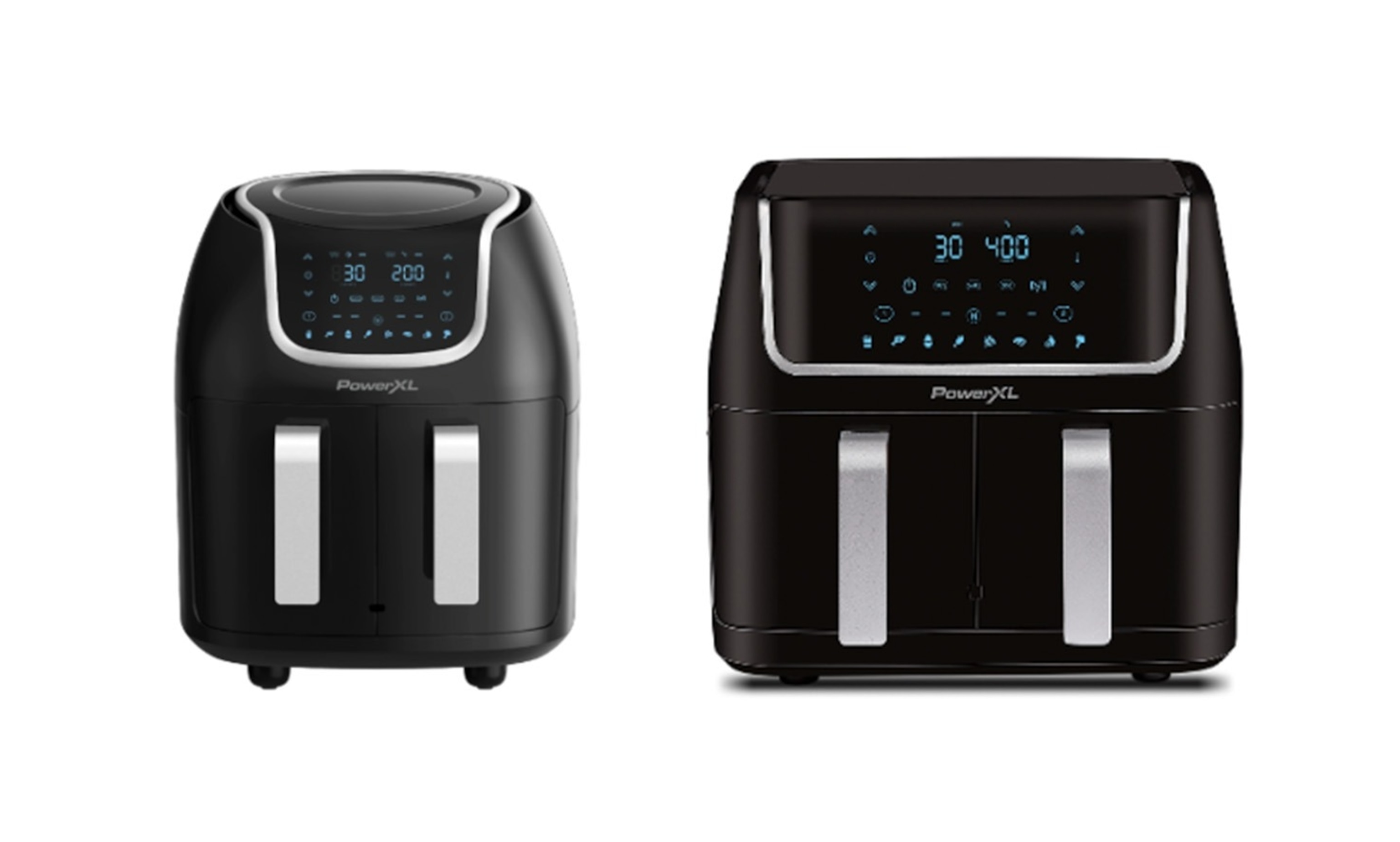 PHOTO: The PowerXL DUAF-10 and DUAF-005 Vortex Dual-Basket Air Fryers