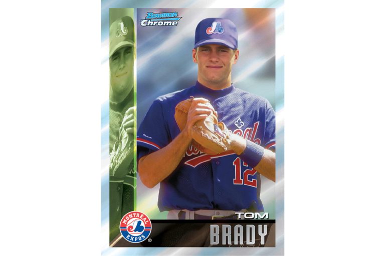 Fanatics’ Topps is putting Tom Brady on a Montreal Expos trading card