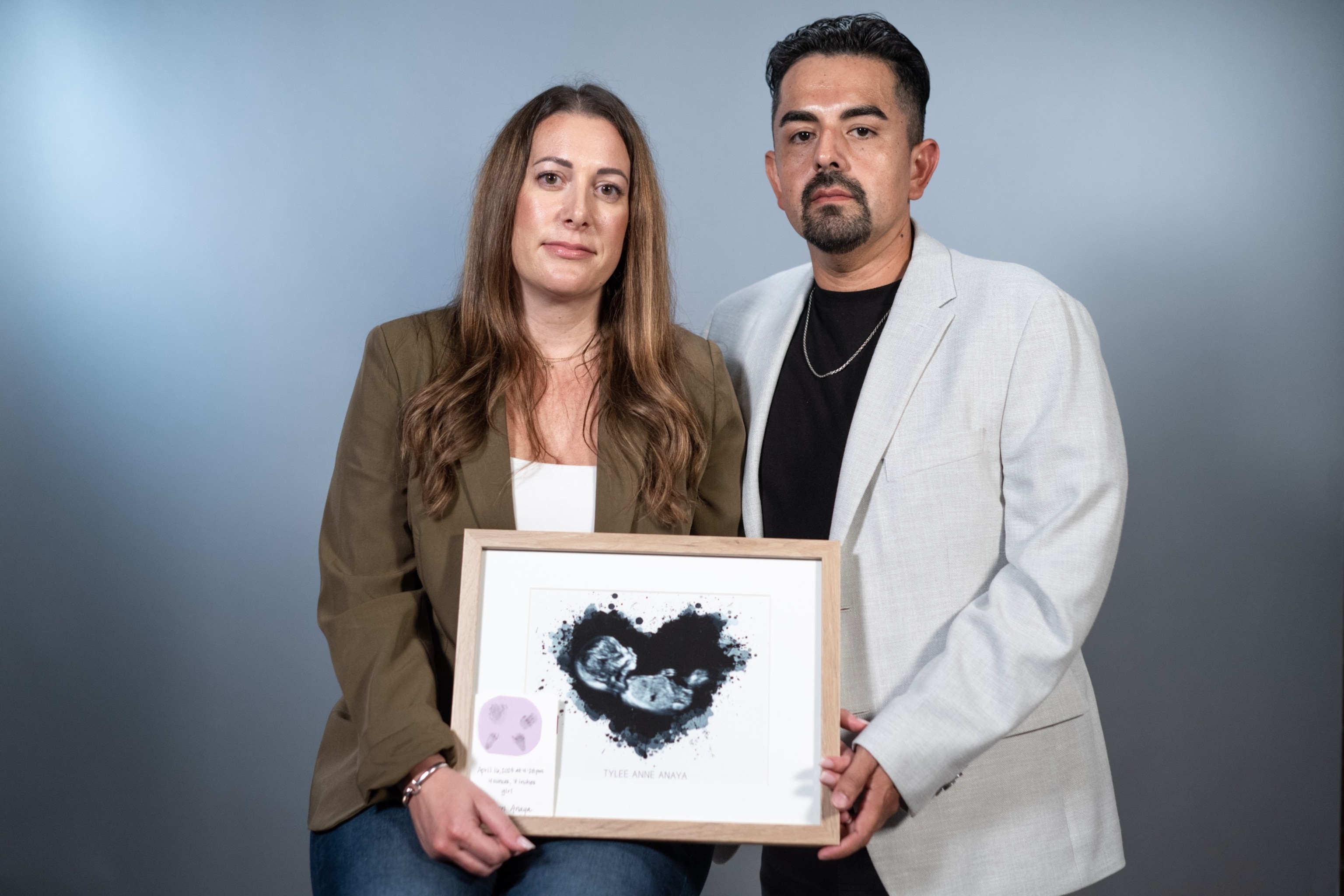 PHOTO: Kristen Anaya with her husband Stephen, had her water break when she was four months pregnant. Despite there being no chance that the baby could survive, Anaya was told she had to get very sick before doctors could intervene. She went into sepsis.