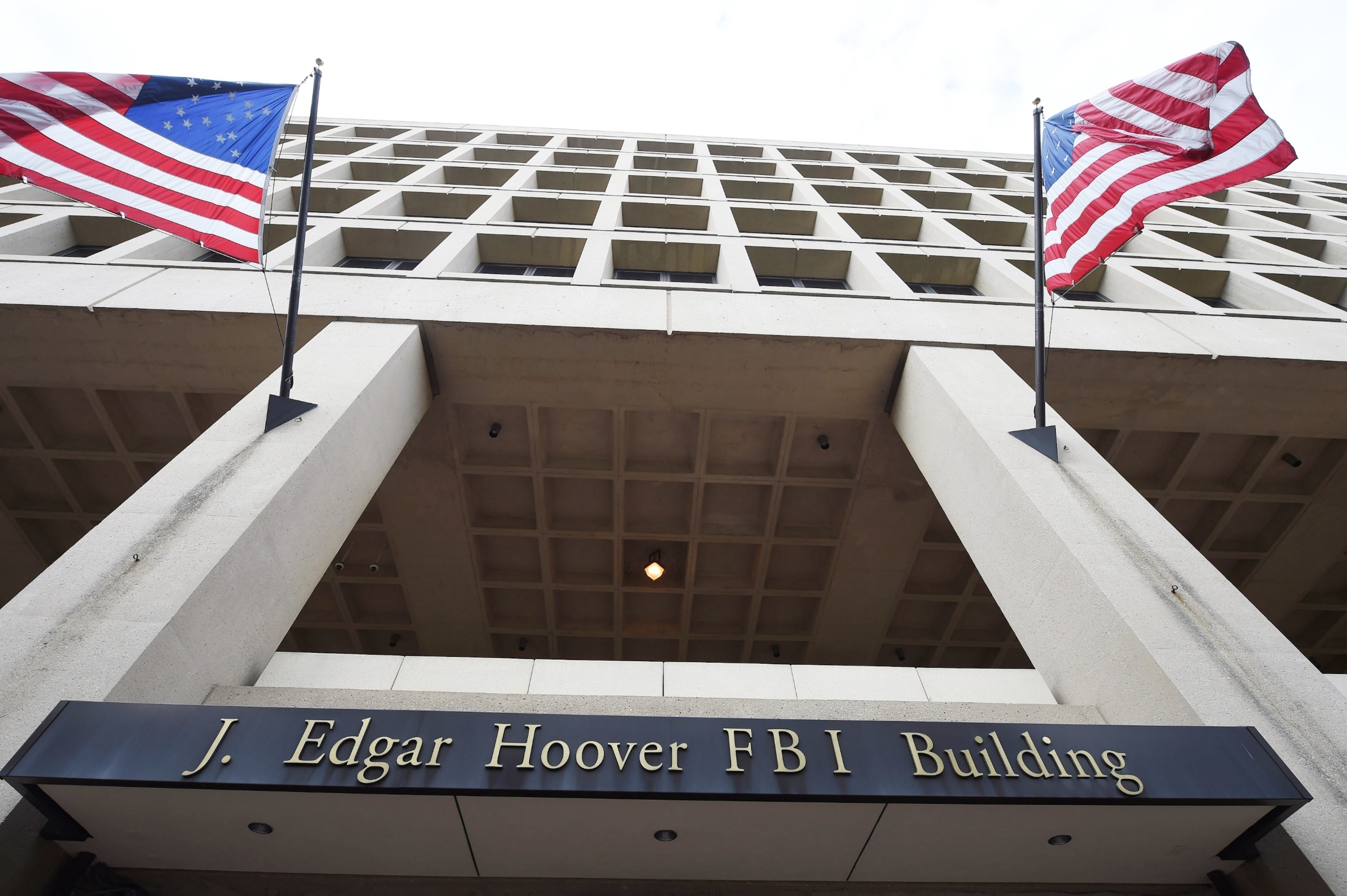 PHOTO: The exterior of the J. Edgar Hoover Building, headquarters of the FBI, is seen on Aug. 20, 2015 in Washington, DC. 