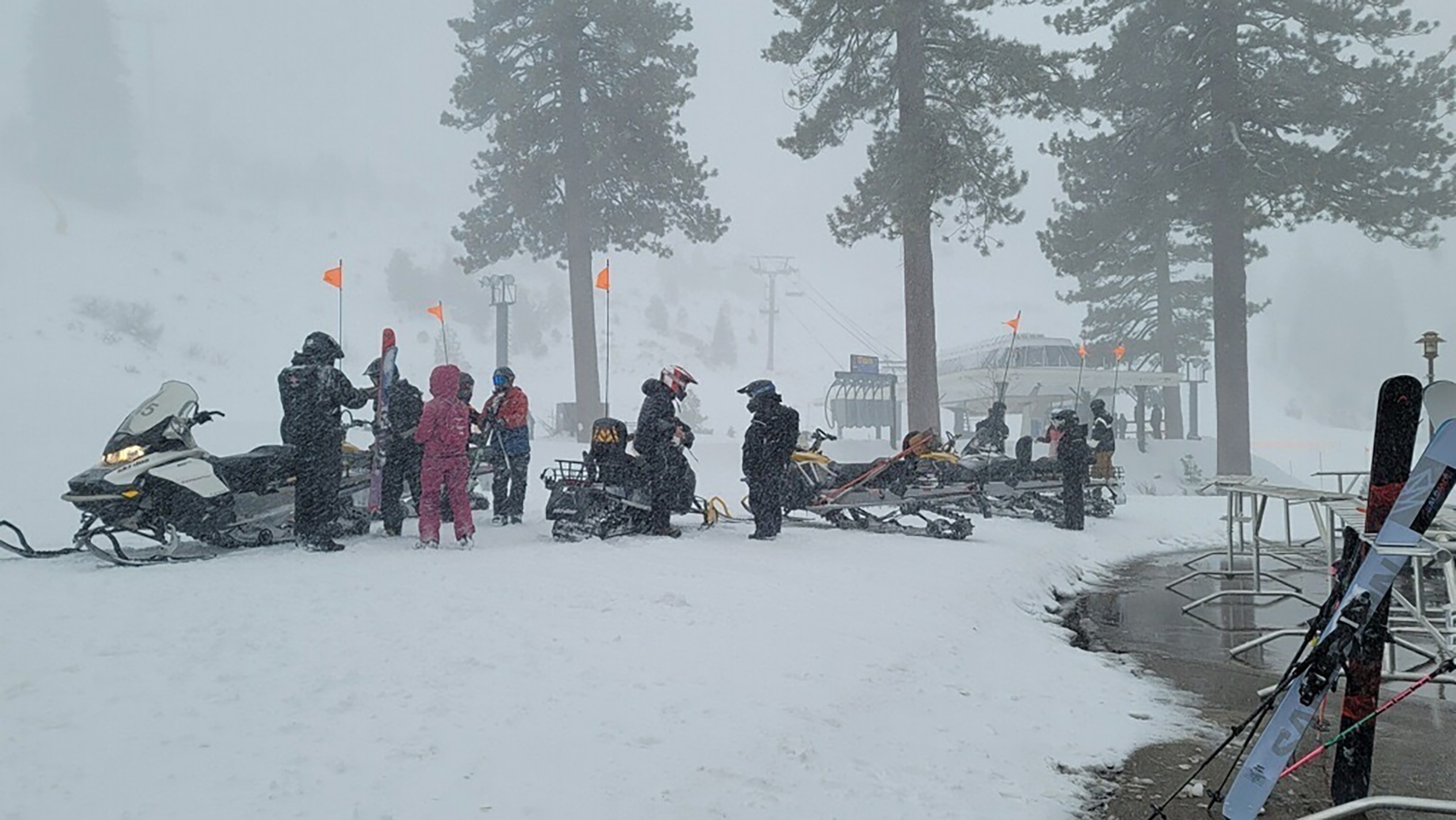 PHOTO: An avalanche closed down ski slopes at Palisades Tahoe resort in Olympic Valley, Calif., on Wednesday, Jan. 10, 2024.