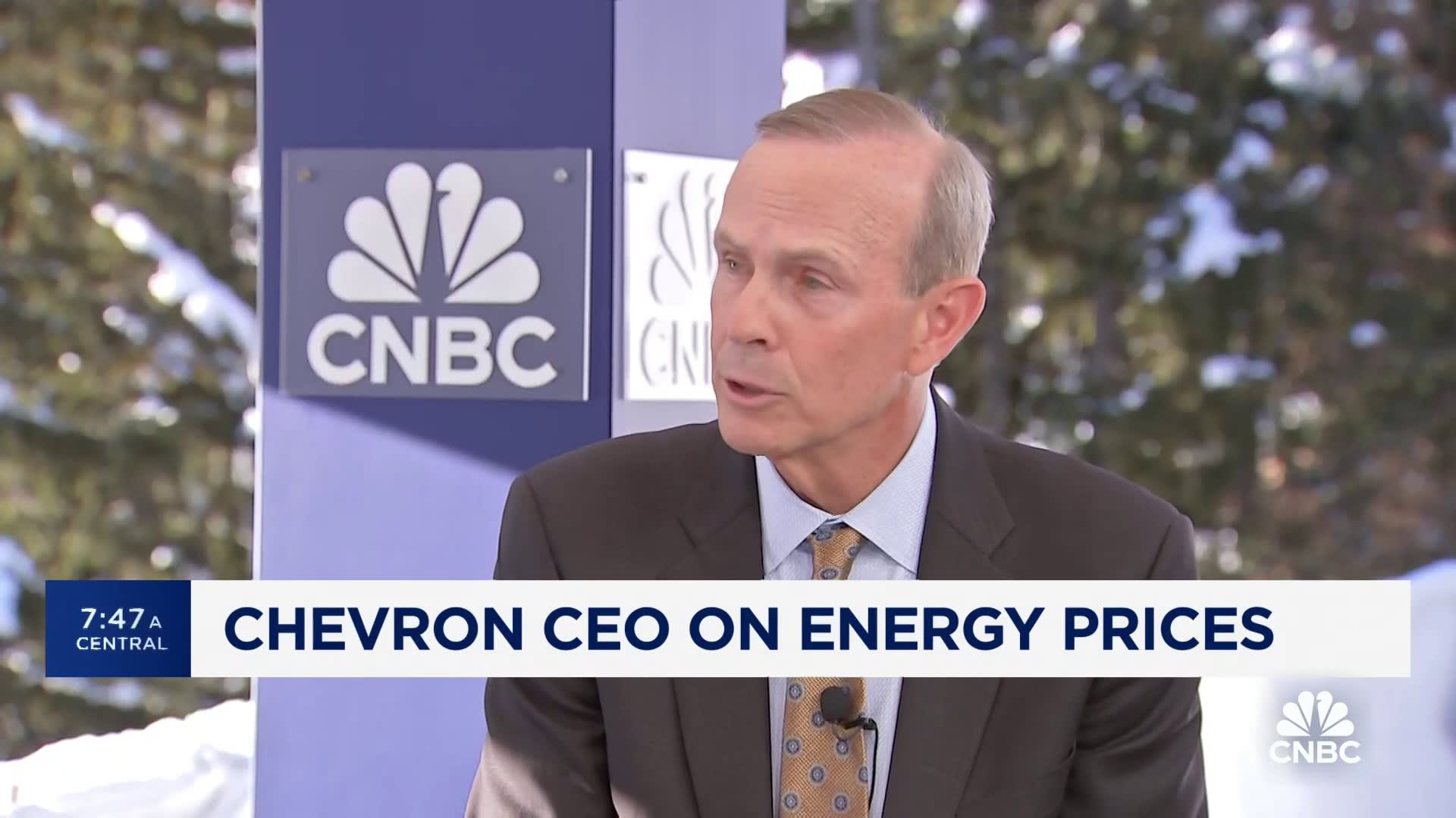 Chevron CEO Mike Wirth on Red Sea attacks, energy transition and oil prices