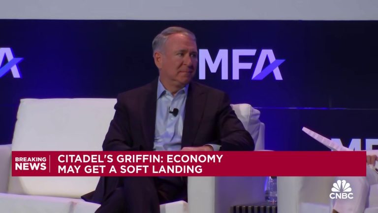 Citadel’s Ken Griffin says the economy looks ‘pretty damn good right now’