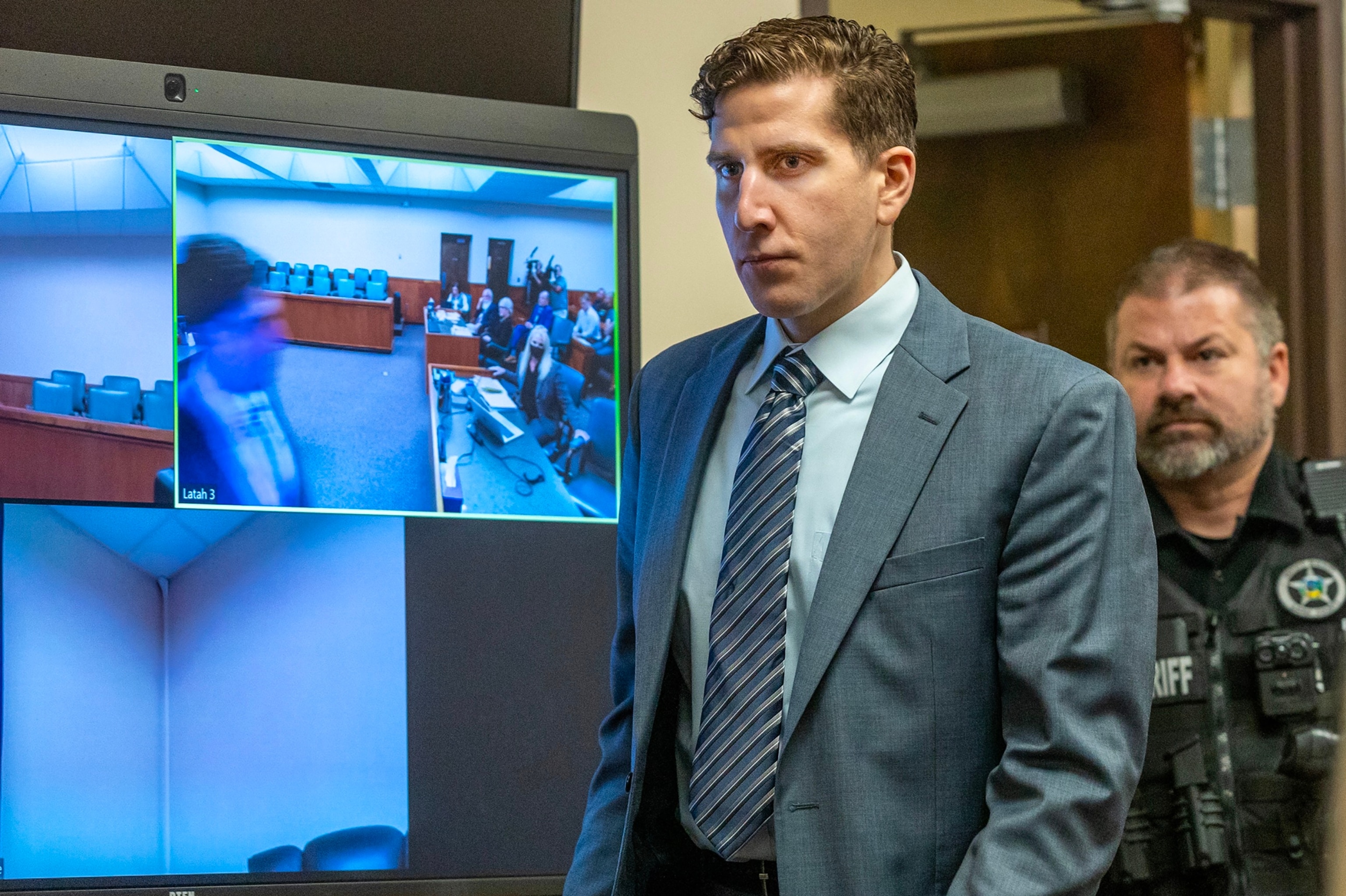 PHOTO: Bryan Kohberger enters the courtroom for a hearing on Aug. 18, 2023 in Moscow, Idaho.