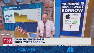 The Apple Vision Pro could be a needle mover for the company one day, says Jim Cramer