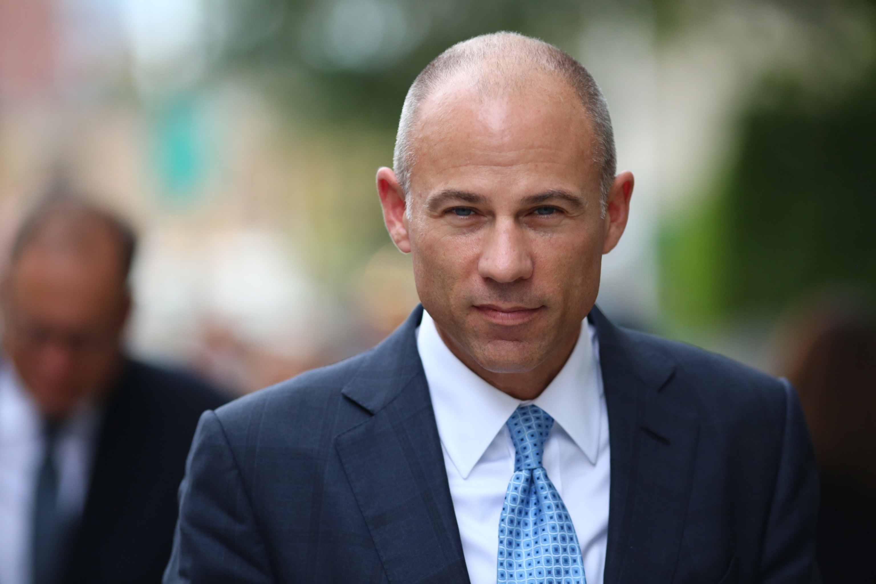 PHOTO: Michael Avenatti is seen outside the Daniel Patrick Moynihan Federal Courthouse, Oct. 8, 2019, in New York.