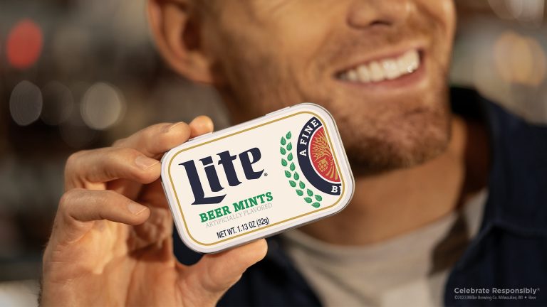 Miller Lite’s latest offering is a $5 tin of beer-flavored mints