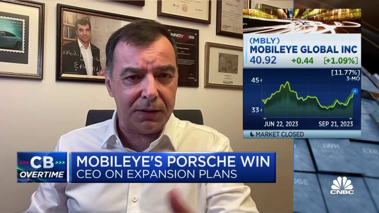 Mobileye shares plunge after chipmaker warns of order pullback