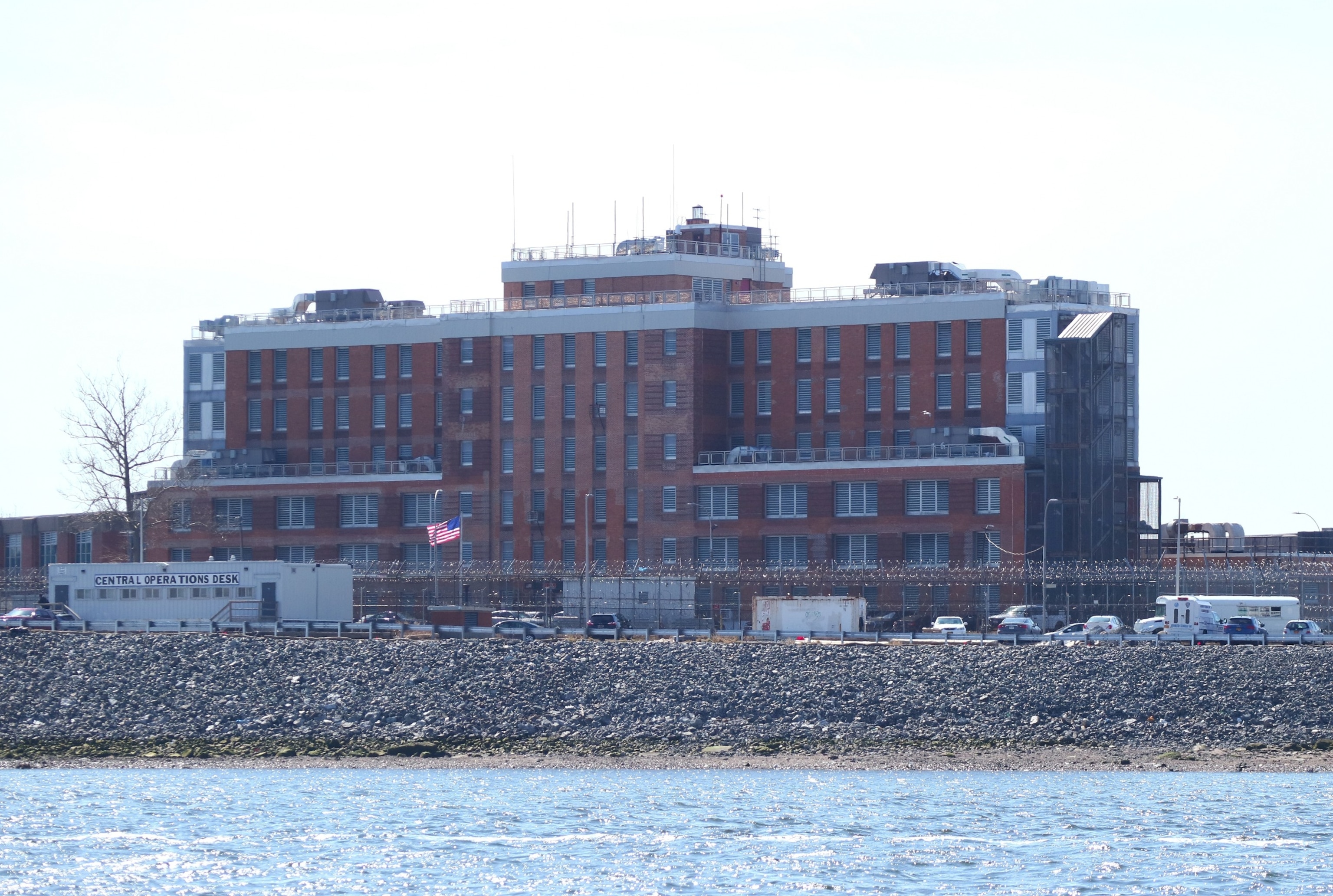 PHOTO: A cell block is seen at Rikers Island Correctional Center in the East River on March 9, 2021 in New York City. 