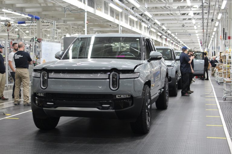 Rivian stock falls 10% on declining fourth-quarter EV deliveries