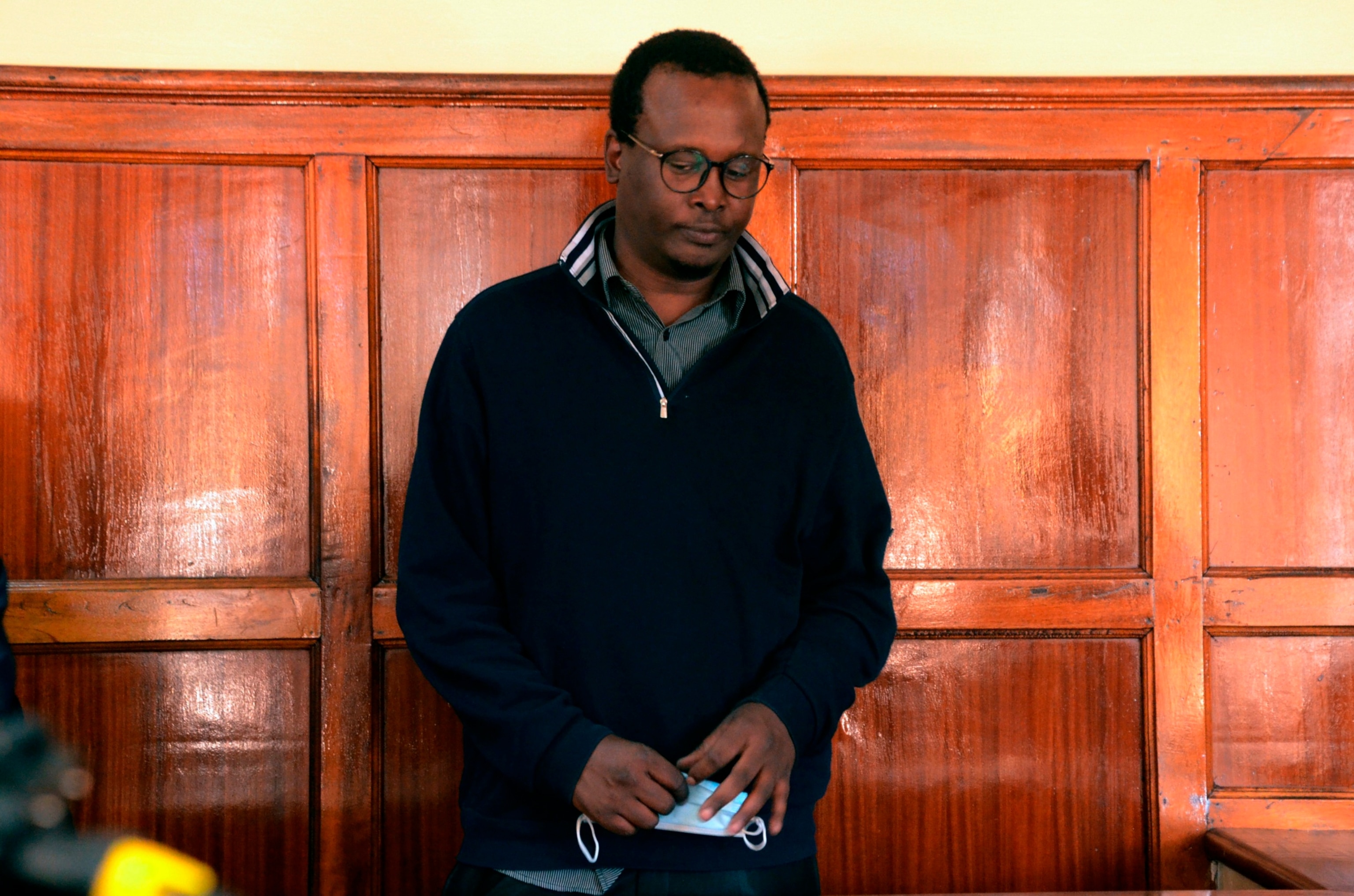 PHOTO: Kevin Adam Kinyanjui Kangethe appears at the Mililani law court in Nairobi, Kenya, on Jan. 31, 2024.