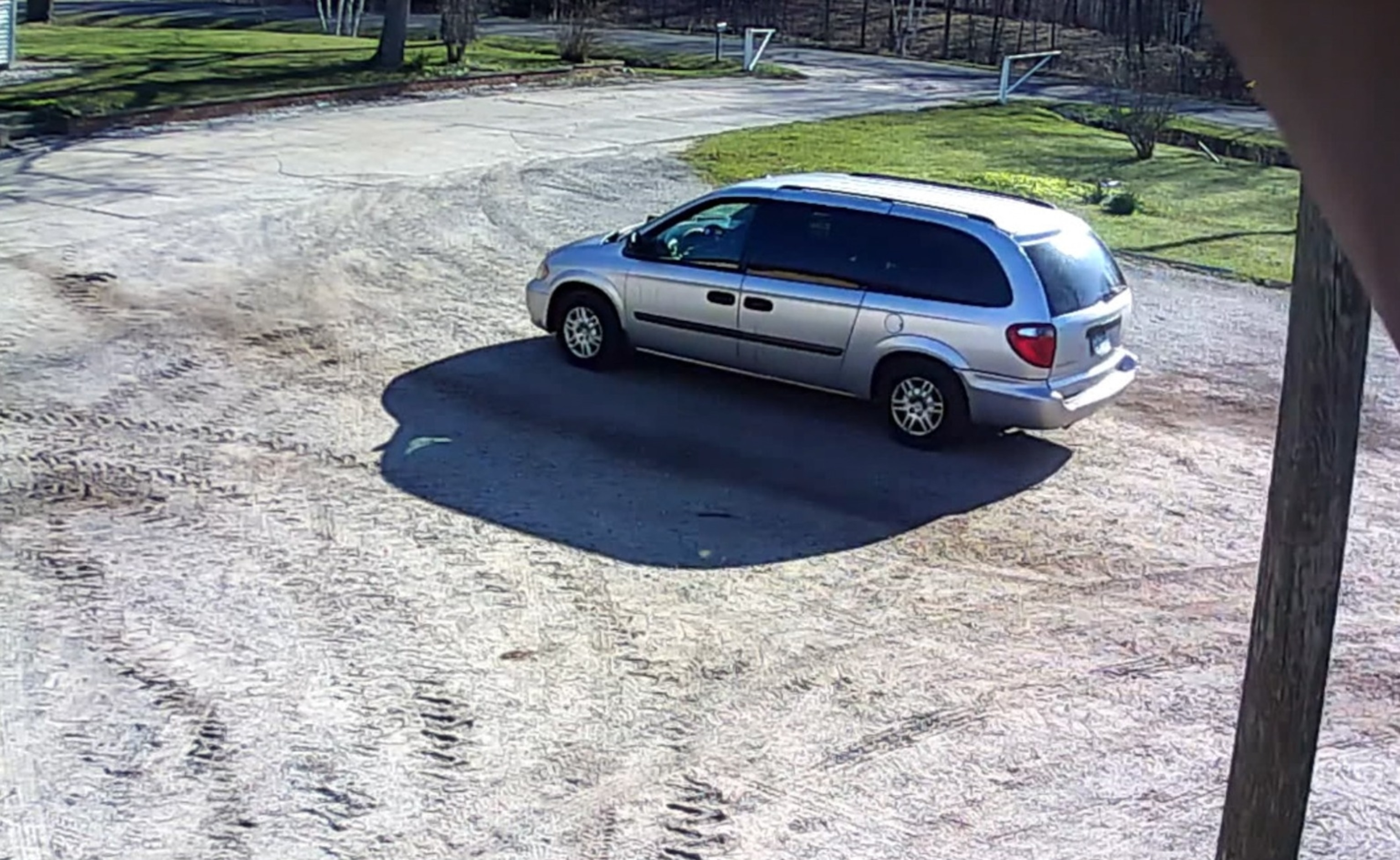 PHOTO: A silver minivan, captured on security camera footage, was a break in the case for investigators and tied together three cases that spanned over three years. 