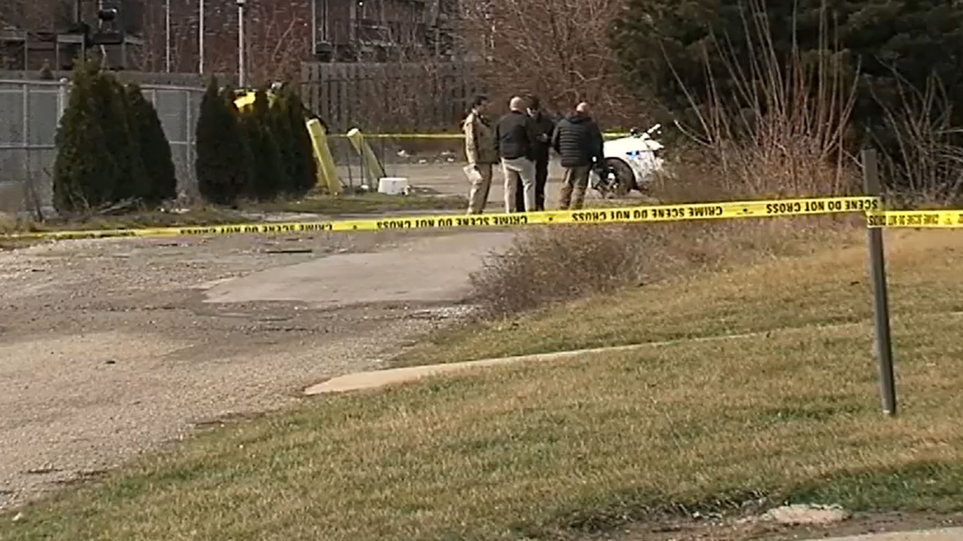 PHOTO: Police investigate a homicide in Indianapolis on Feb. 1, 2024.