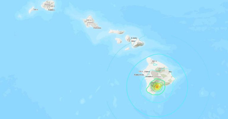 5.7 magnitude earthquake shakes Hawaii’s Big Island