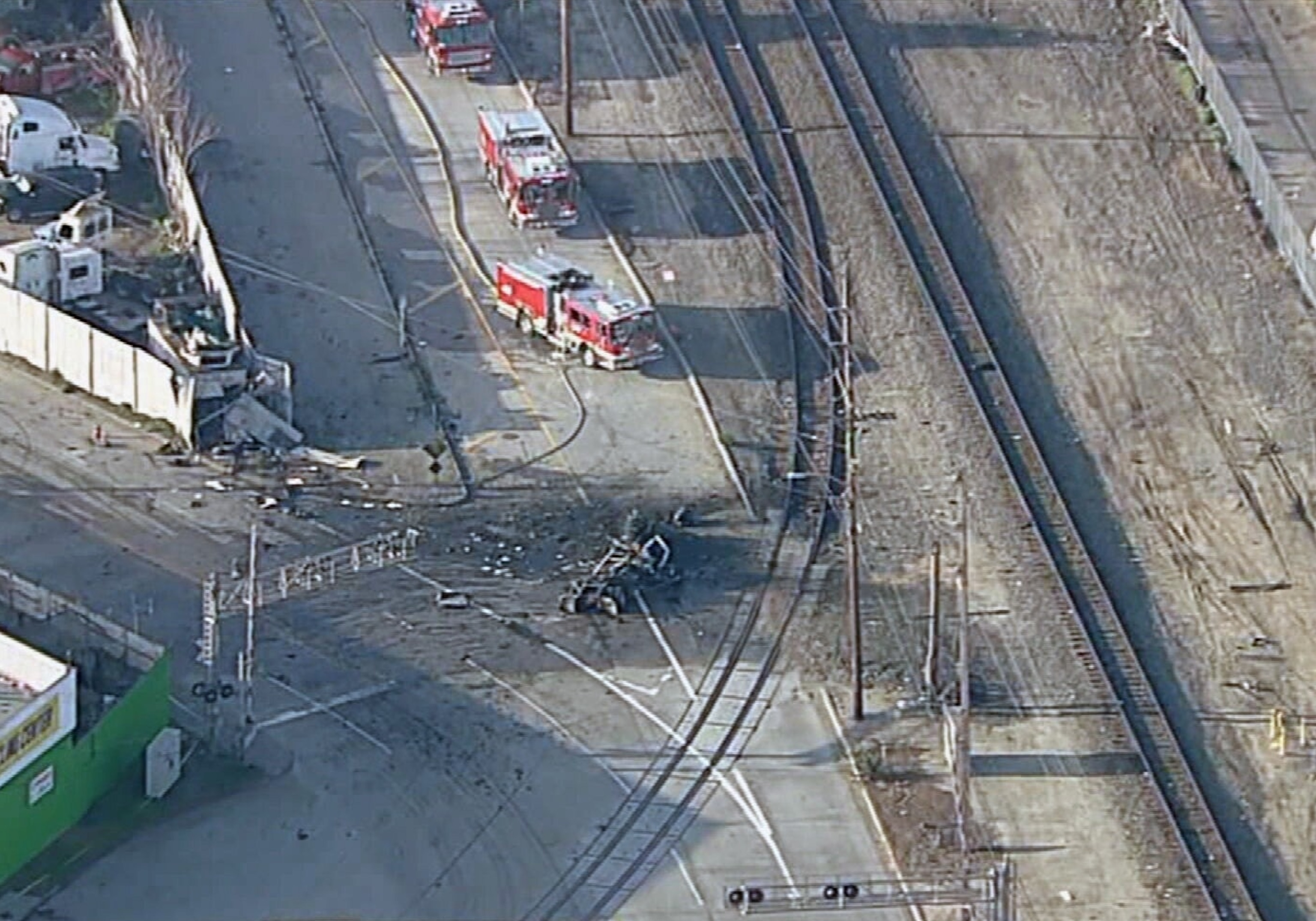 PHOTO: Seven firefighters injured in explosion in LA on Feb. 15, 2024.