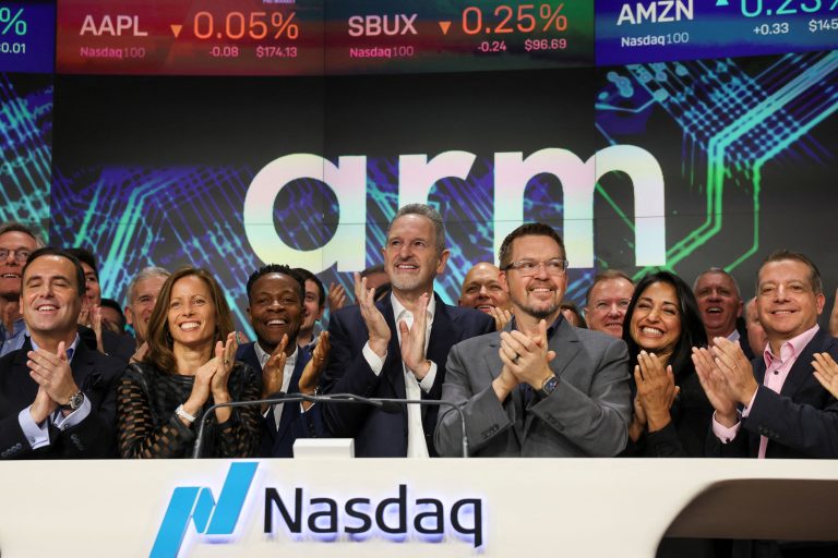 Arm shares surge 60% after company reports strong earnings and forecast