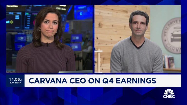 Carvana stock surges on first annual profit, pair of analyst upgrades