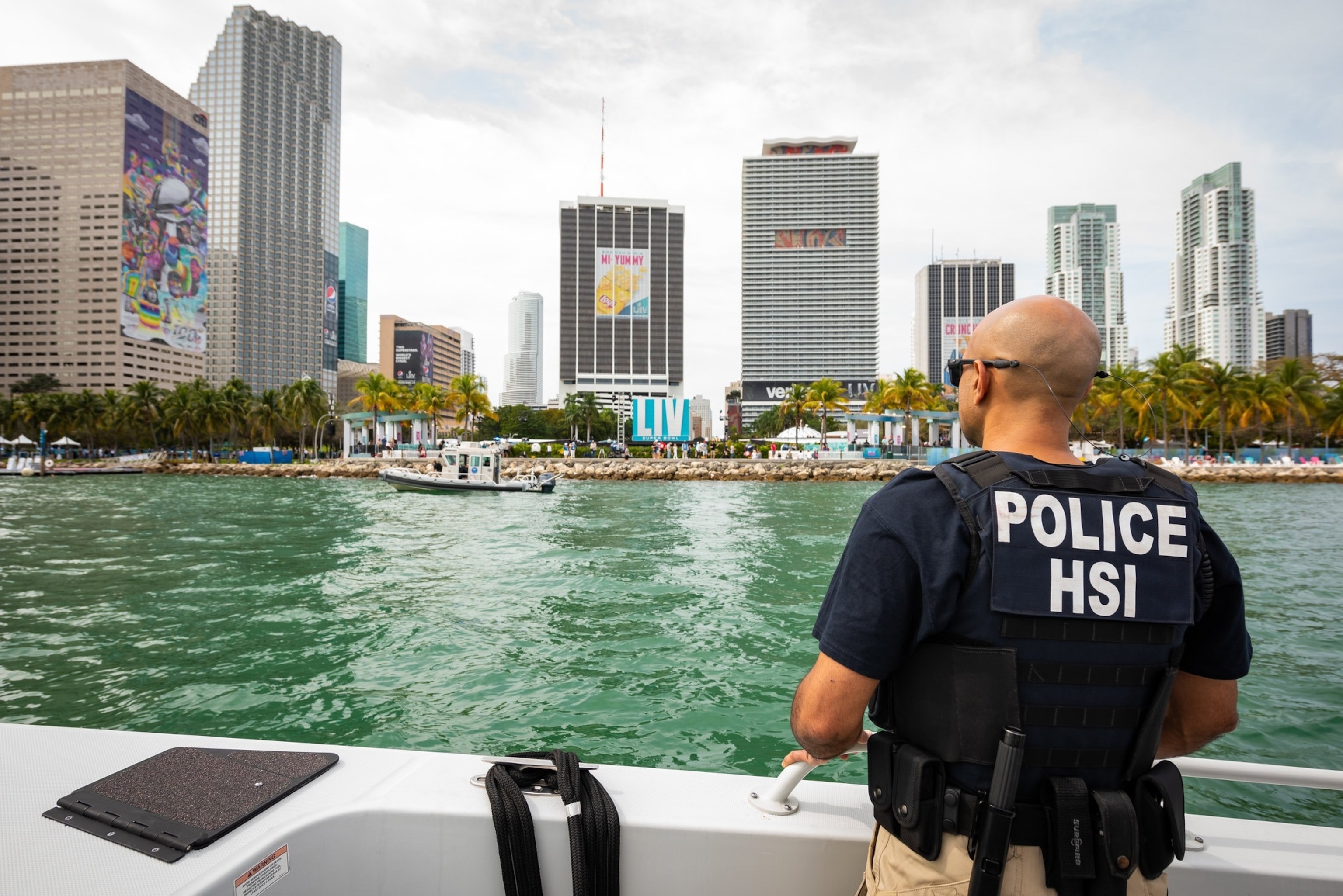 PHOTO: HSI rides along for human trafficking and marine operations on Jan. 31, 2020.