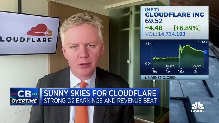 Cloudflare stock jumps 21% on earnings beat as the company wins larger deals