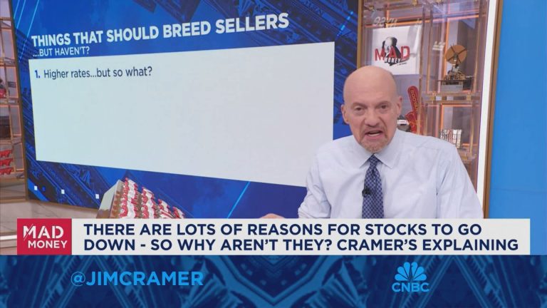 Cramer explains why the market isn’t seeing so many sellers