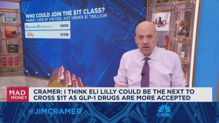 Cramer names contenders for the next company to hit $1 trillion market cap