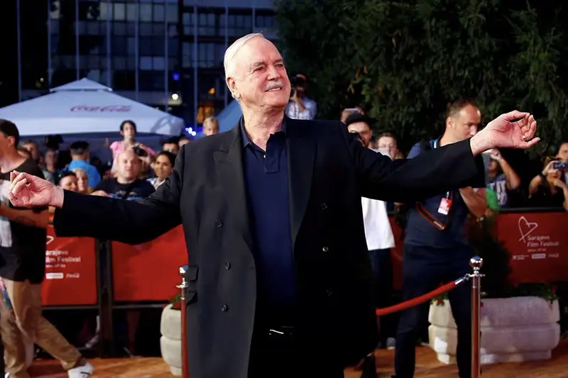 British actor John Cleese is pictured on the red carpet during the 23rd Sarajevo Film Festival in Sarajevo, Bosnia and Herzegovina, August 16, 2017. REUTERS/Dado Ruvic/File Photo