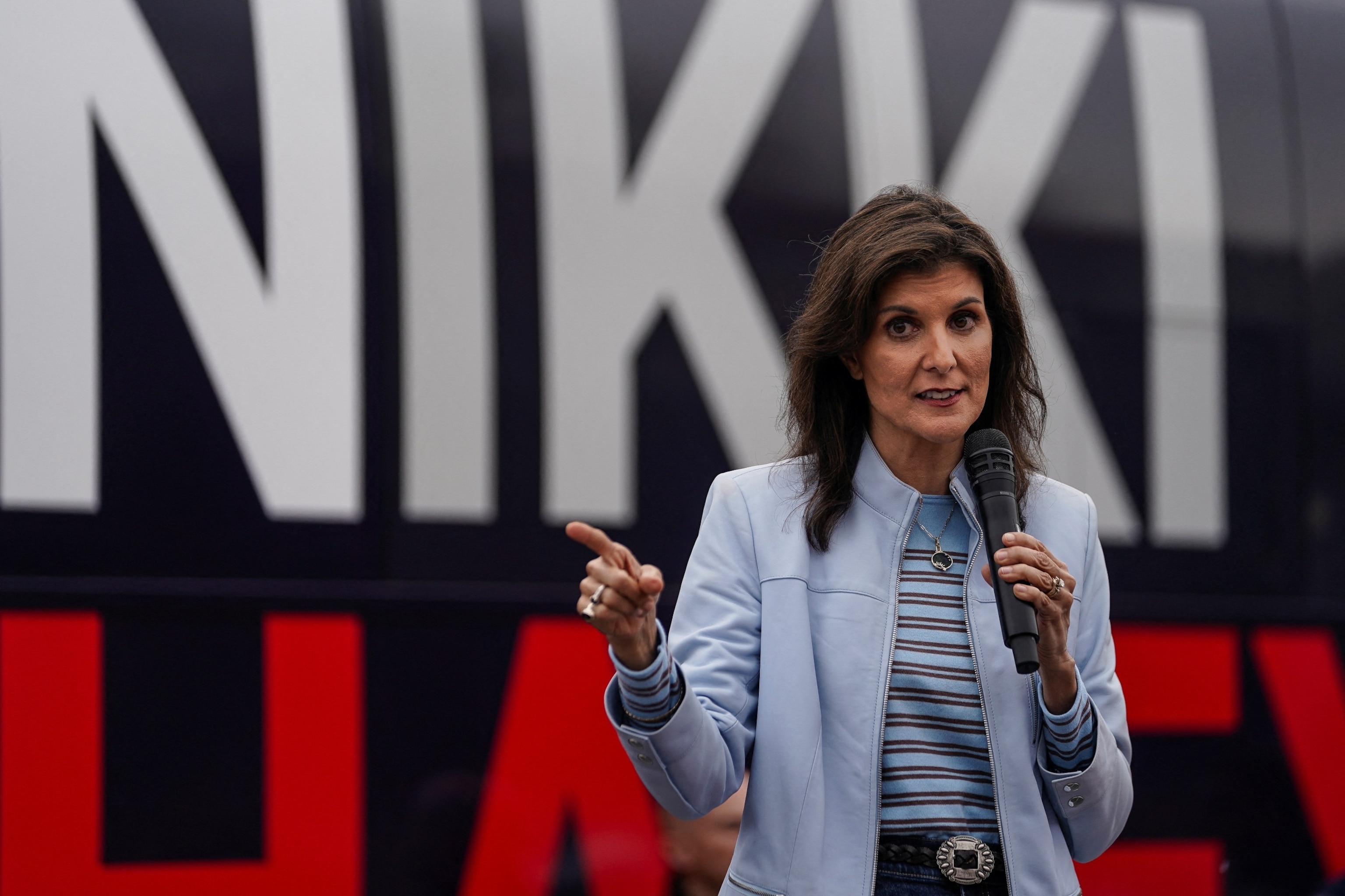 PHOTO: Presidential candidate Nikki Haley holds a campaign event in South Carolina
