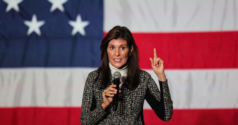 Haley shifts focus in effort to close gap with Trump in South Carolina