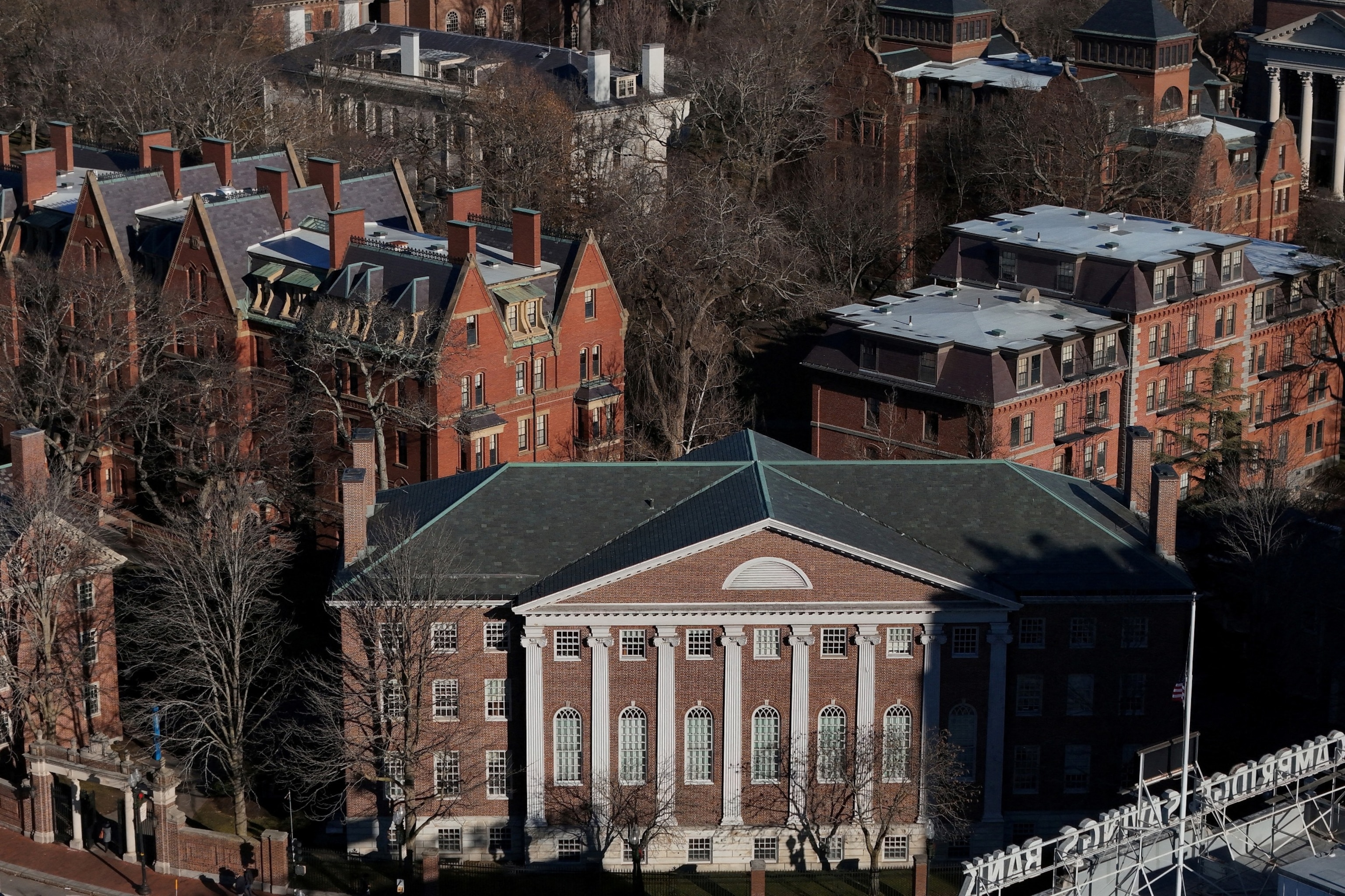 PHOTO: Harvard University is seen in Cambridge, Mass., Dec. 12, 2023.