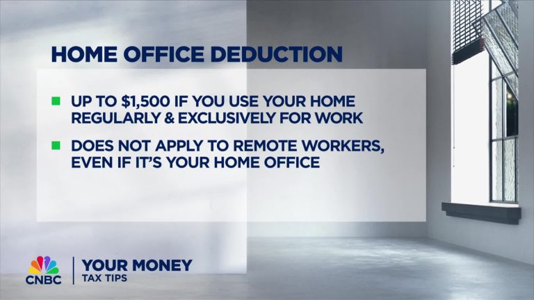 Here’s who qualifies for the home office deduction on this year’s taxes