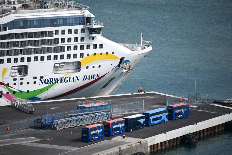 Mauritius blocks Norwegian cruise ship over fears of a potential cholera outbreak