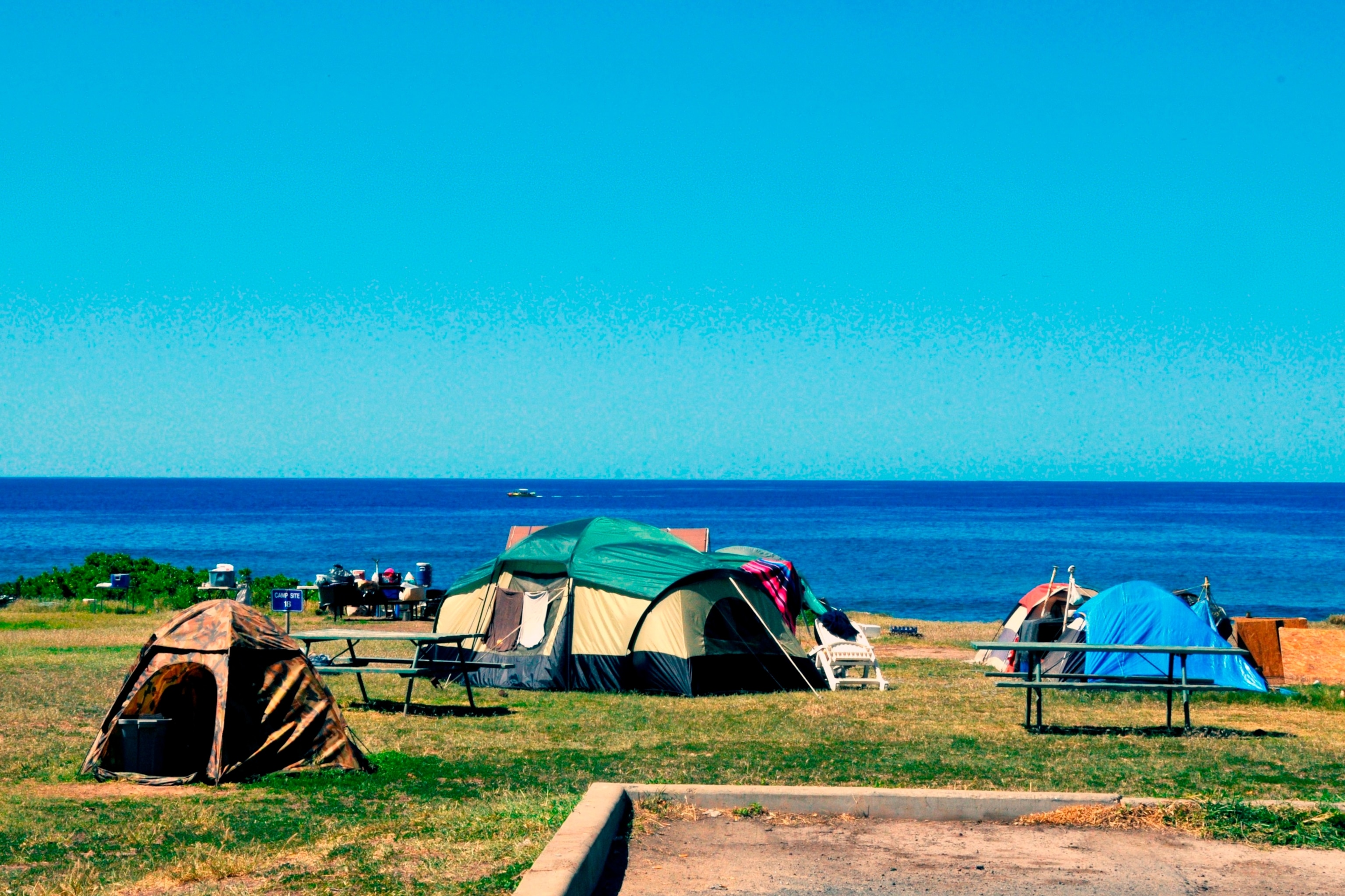 PHOTO: In this Feb. 19, 2010 file photo, a homeless encampment is seen on the west side of Oahu, Hawaii. 