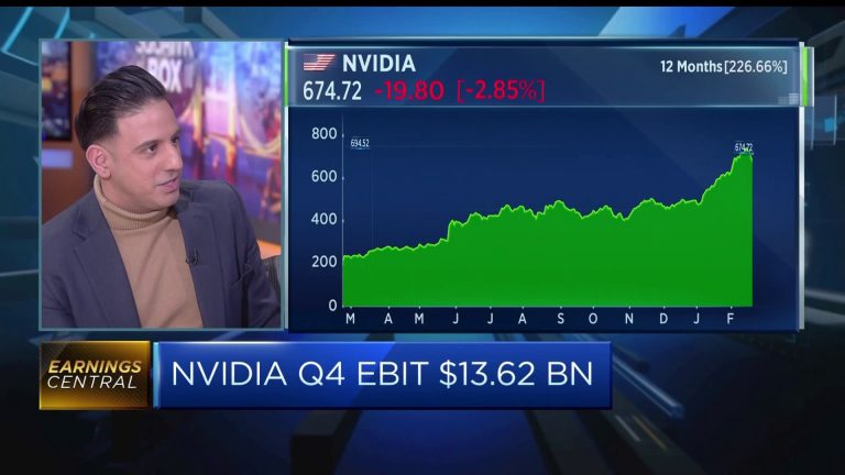 Nvidia shares pop 12% in premarket trade after AI-fueled bumper earnings