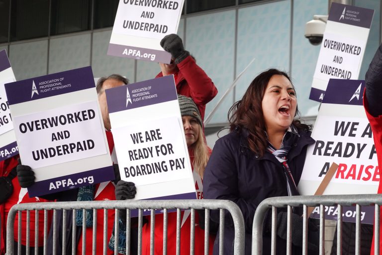 Pilots got their payday. Now flights attendants are pushing airlines for higher wages