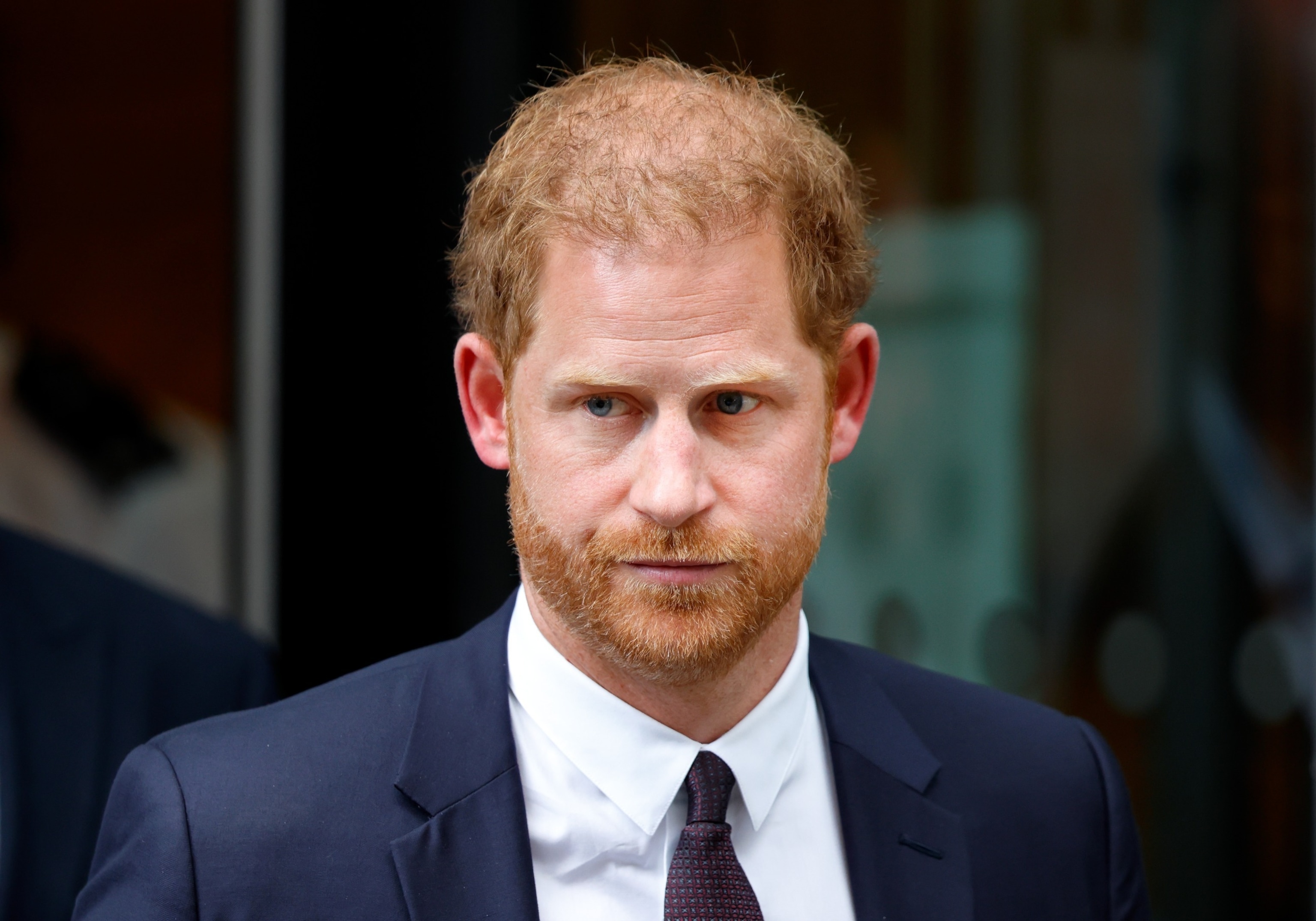 PHOTO: Prince Harry, Duke of Sussex departs the Rolls Building of the High Court after giving evidence during the Mirror Group phone hacking trial in London, June 6, 2023. 