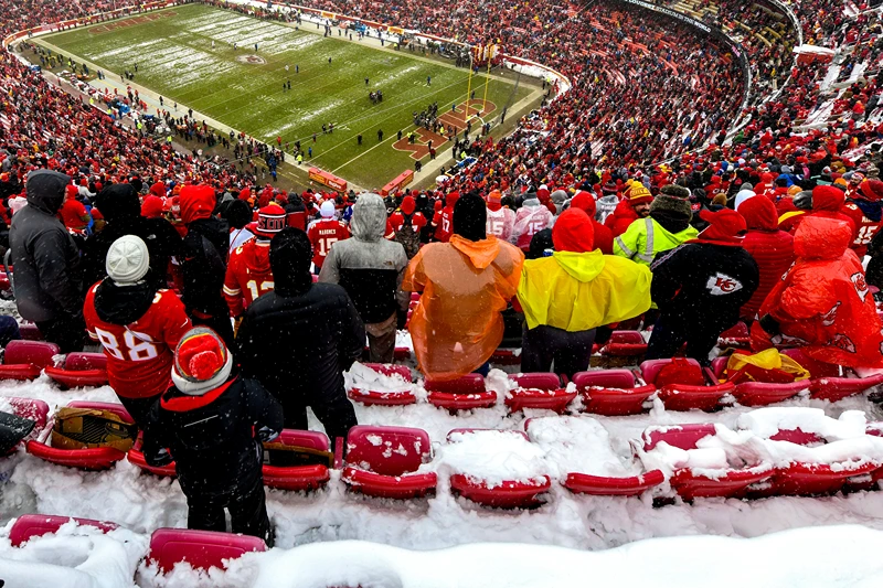Divisional Round - Indianapolis Colts v Kansas City Chiefs
KANSAS CITY, MO - JANUARY 12: Fans begin to filter in prior to the game between the Kansas City Chiefs and the Indianapolis Colts at the AFC Divisional Round playoff game at Arrowhead Stadium on January 12, 2019 in Kansas City, Missouri. (Photo by Jason Hanna/Getty Images)