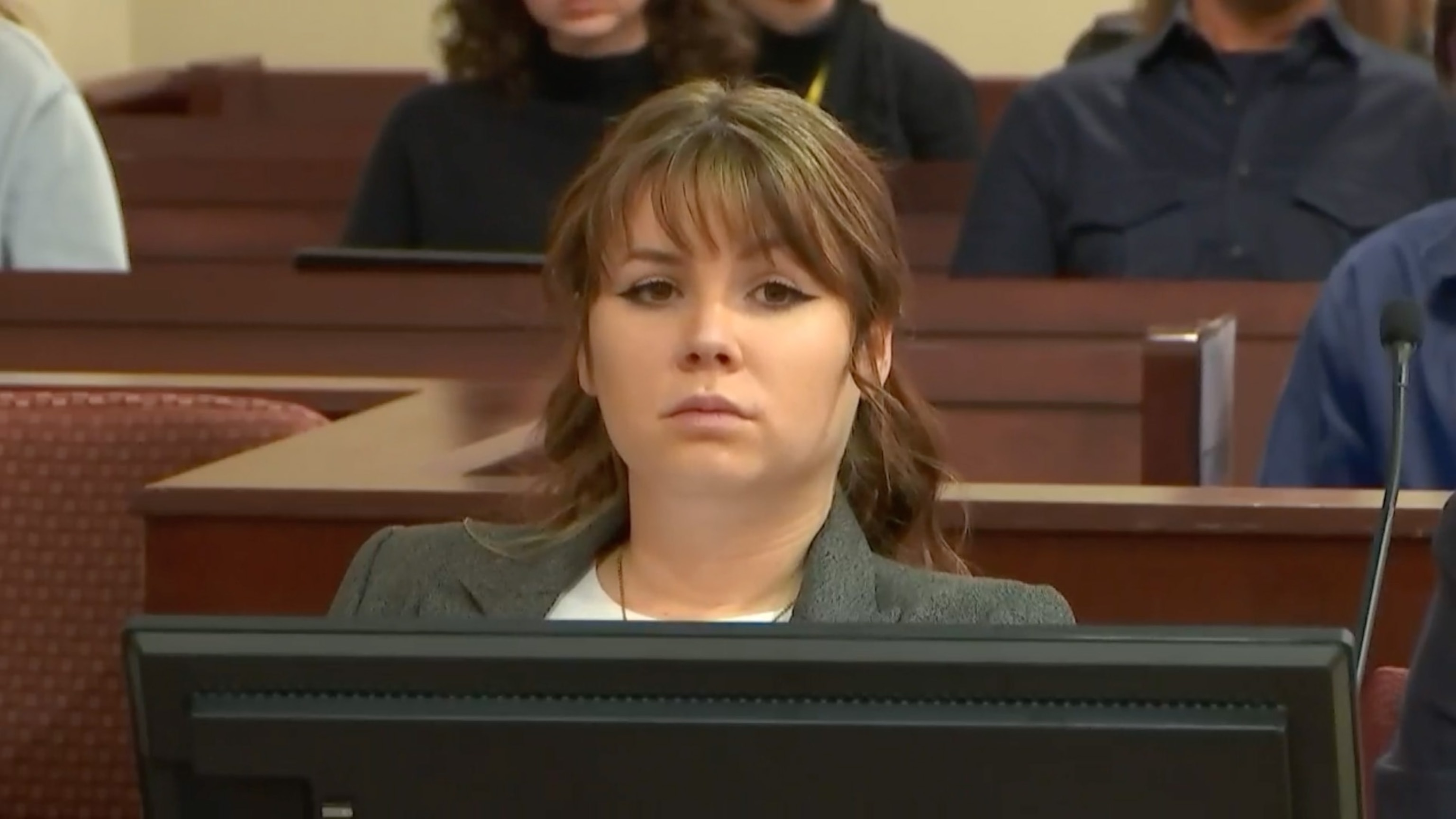 PHOTO: Hannah Gutierrez appears in court in Santa Fe, New Mexico, Feb. 22, 2024.