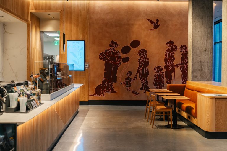 Starbucks has a new accessible store design. Take a look inside