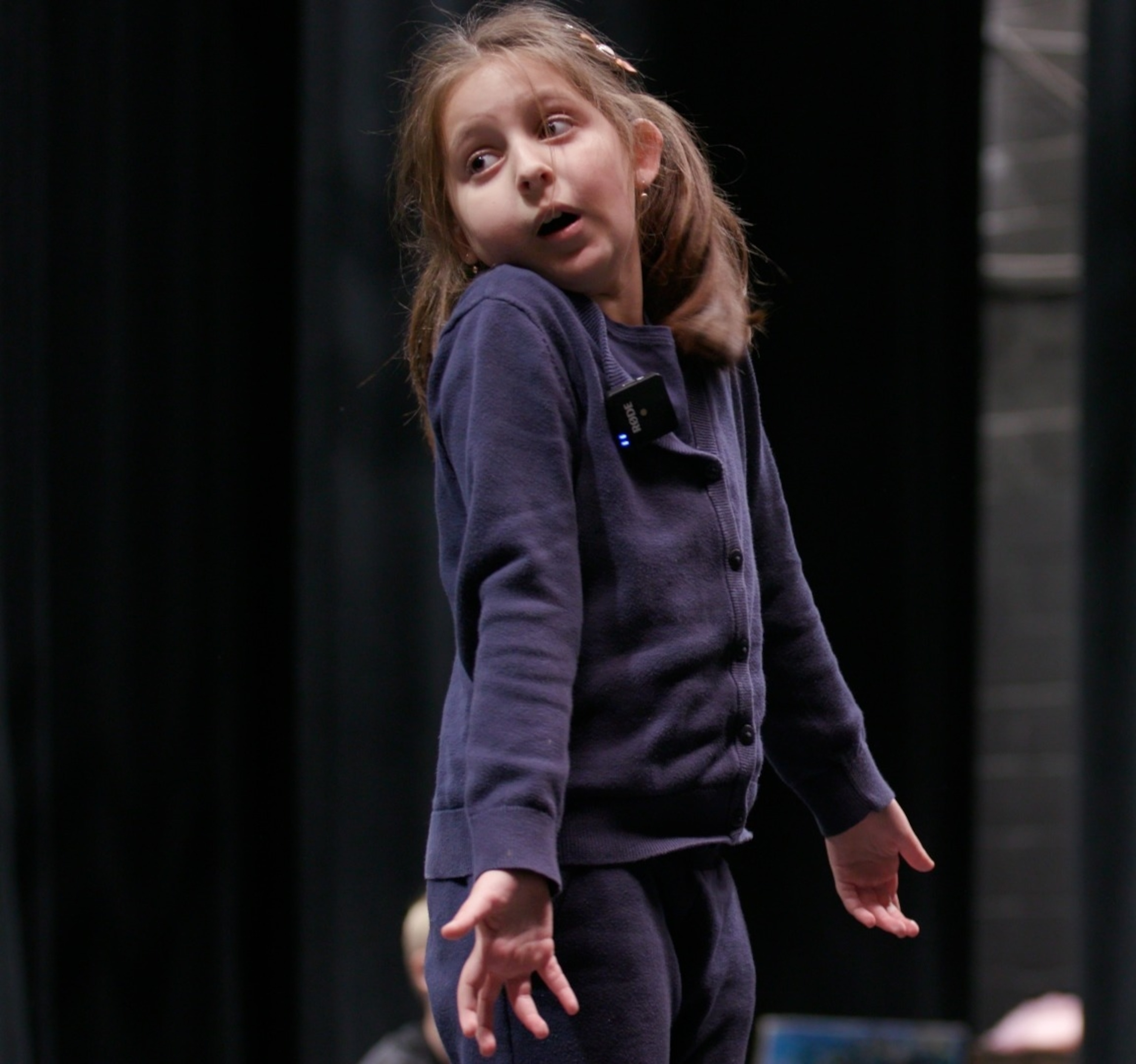 PHOTO: Mariya Grigoryeva's 7-year-old daughter, Yeva, performs at KleinLife in Philadelphia.