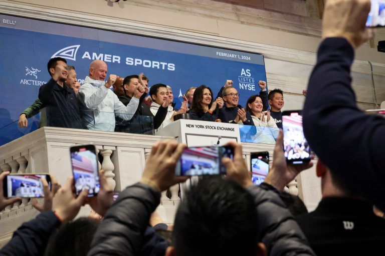 Wilson tennis racket maker Amer Sports opens at $13.40 per share in market debut after pricing IPO at $13