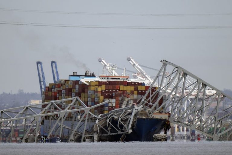 Cargo Ship Crashes Into Baltimore’s Francis Scott Key Bridge Causing It To Collapse, Rescue Efforts Underway