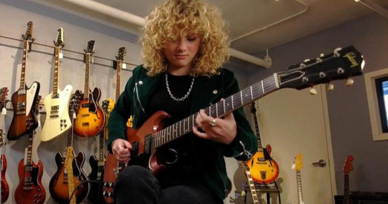 Female guitarists gain prominence on social media and beyond.
