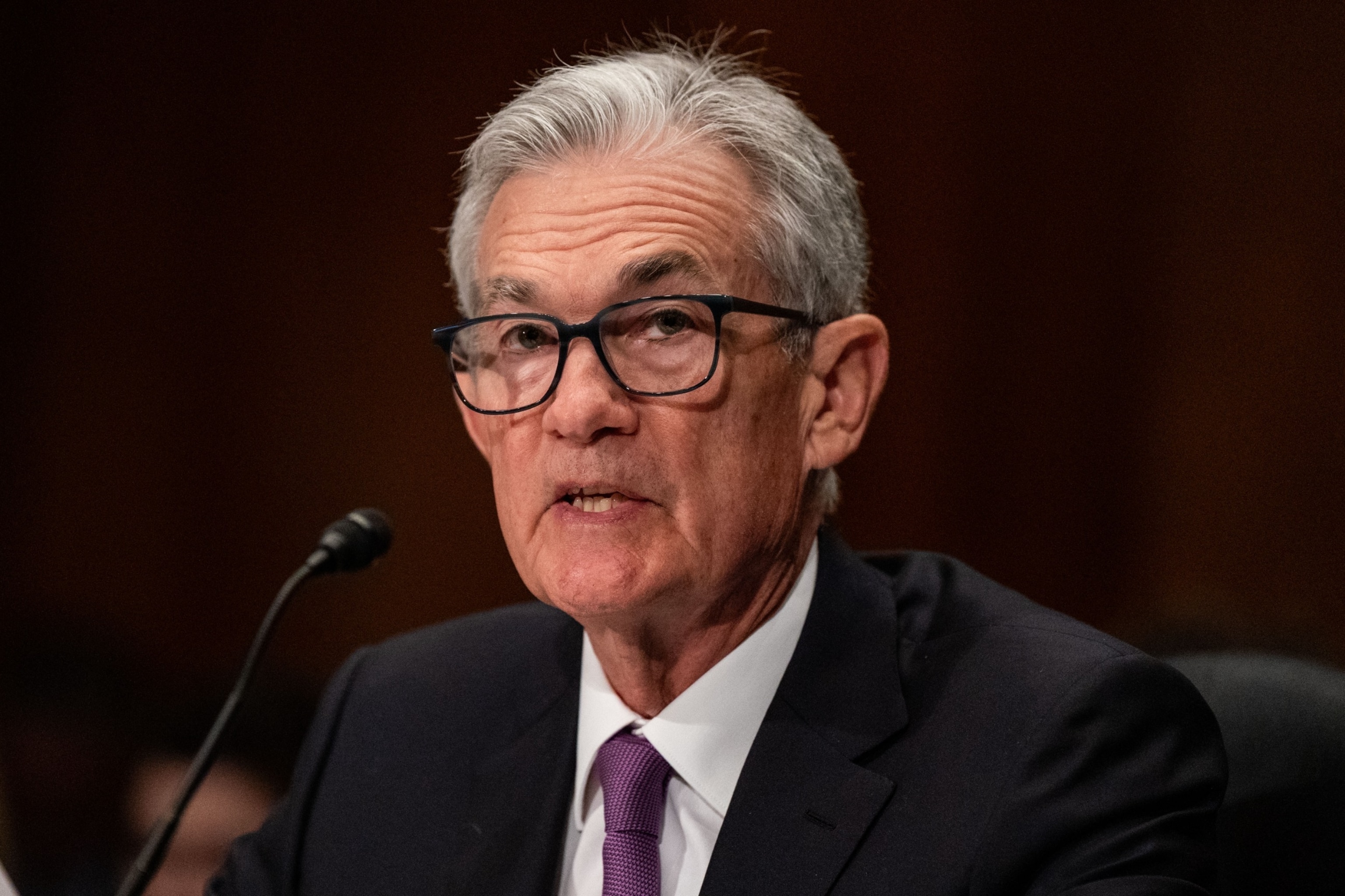 PHOTO: Federal Reserve Bank Chairman Jerome Powell testifies before the Senate Banking, Housing and Urban Affairs Committee on Capitol Hill, Mar. 7, 2024, in Washington.