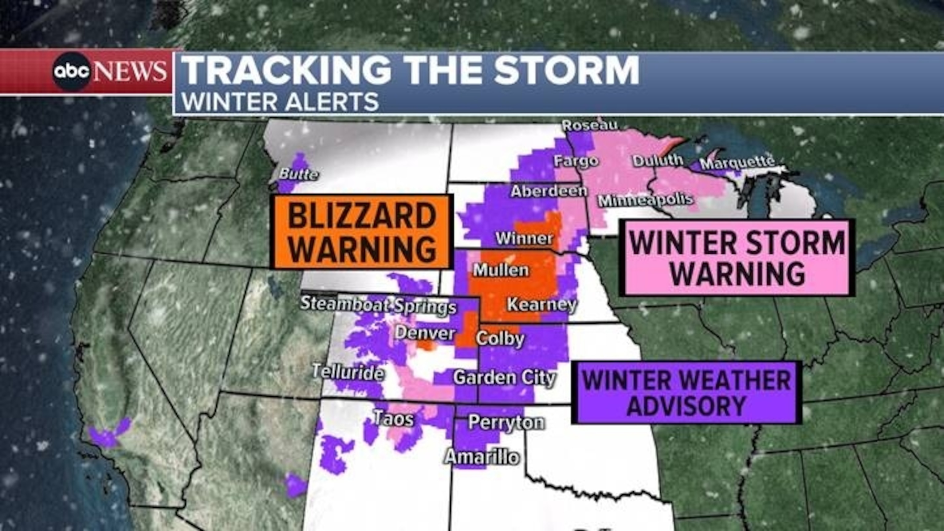 PHOTO: Winter alerts. 