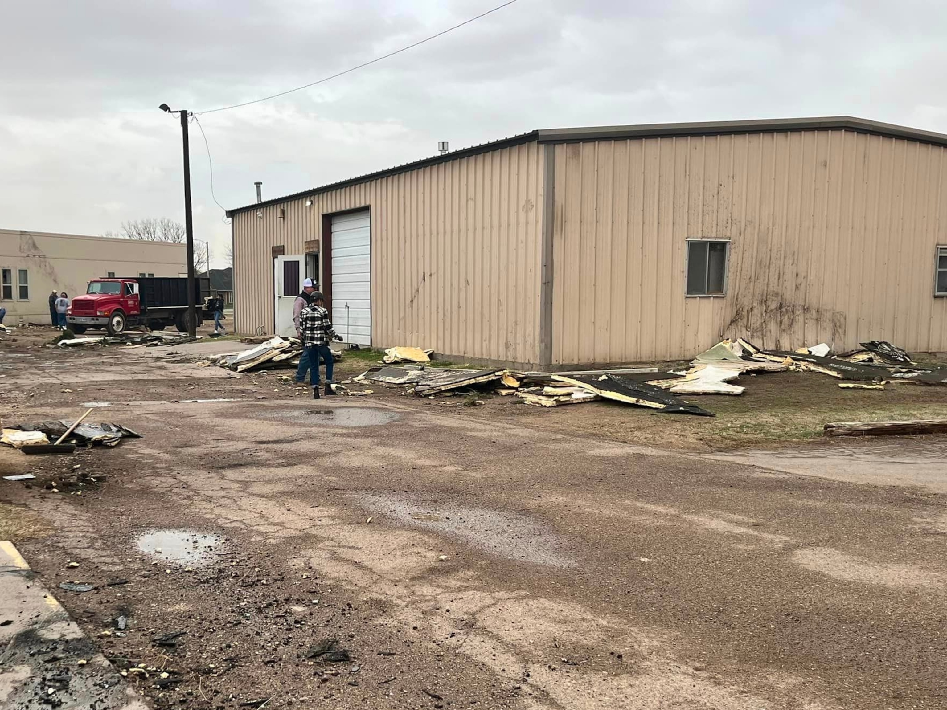 PHOTO: Tornado damage is seen at Ochiltree General Hospital in Perryton, Texas, March 24, 2024.