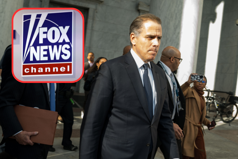 B | House Oversight Committee Considers Citing Hunter Biden For Contempt Of Congress WASHINGTON, DC - JANUARY 10: Hunter Biden, son of U.S. President Joe Biden, departs a House Oversight Committee meeting at Capitol Hill on January 10, 2024 in Washington, DC. The committee is meeting today as it considers citing him for Contempt of Congress. (Photo by Kent Nishimura/Getty Images) F | US-POLITICS-VOTE-REPUBLICANS-DEBATE A Fox News logo is pictured ahead of the first Republican Presidential primary debate at the Fiserv Forum in Milwaukee, Wisconsin, on August 23, 2023. (Photo by KAMIL KRZACZYNSKI / AFP) (Photo by KAMIL KRZACZYNSKI/AFP via Getty Images)