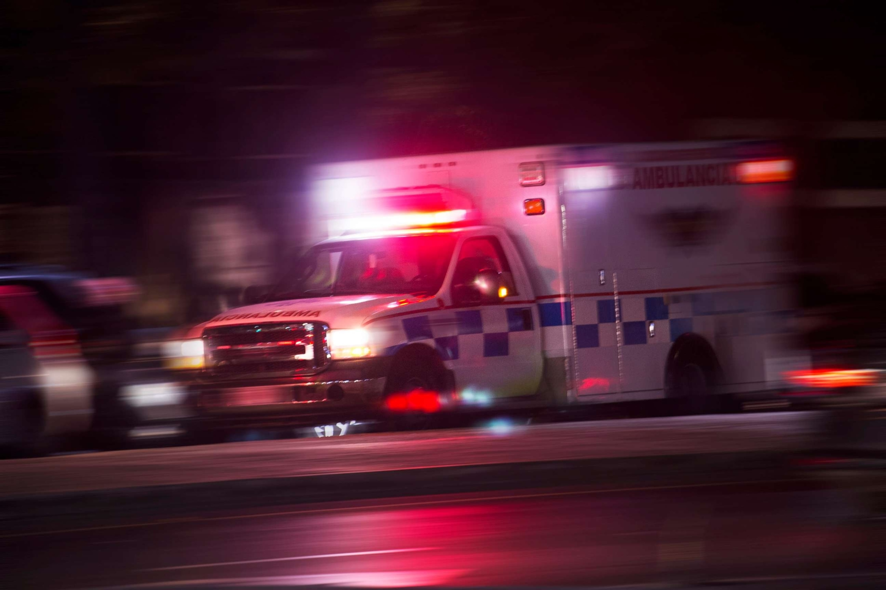 PHOTO: An ambulance responds to an emergency call in an undated stock photo.