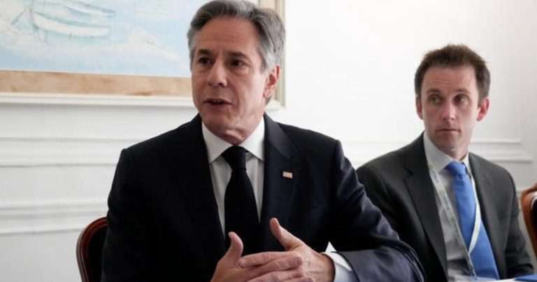 Blinken urges Ukraine support at G7 Italy meeting