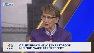 SEIU president discusses California fast-food minimum wage hike to $20