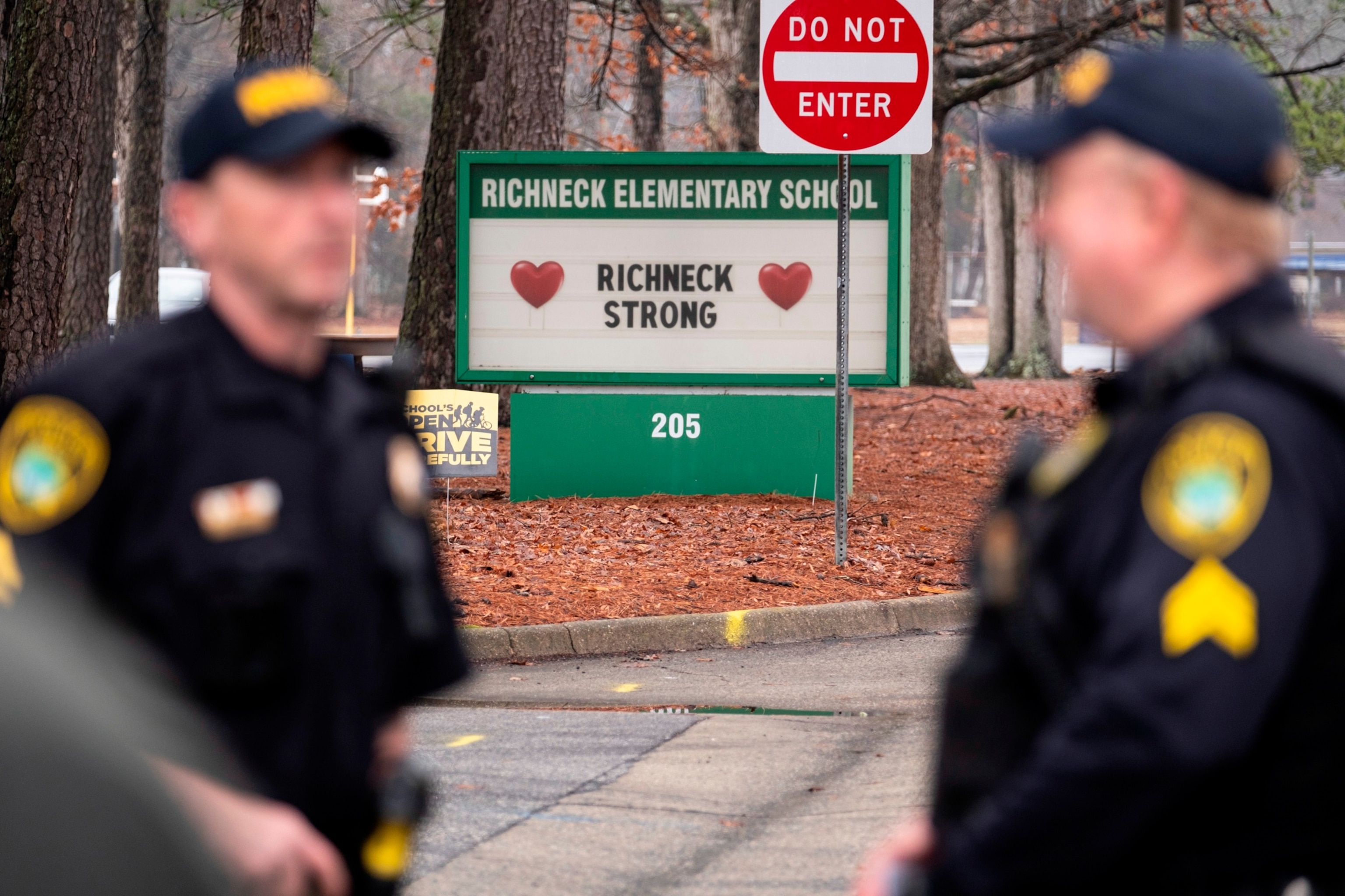 PHOTO: In this Jan. 30, 2023, file photo, students return to Richneck Elementary in Newport News, Va.